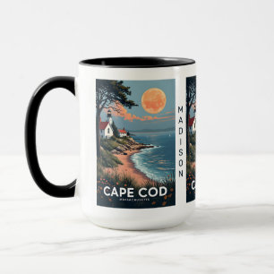 Caneca Nome personalizado Cape Cod Massachusetts