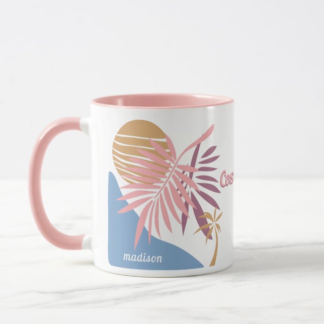 Caneca Nome personalizado Costa Rica (Esquerda)