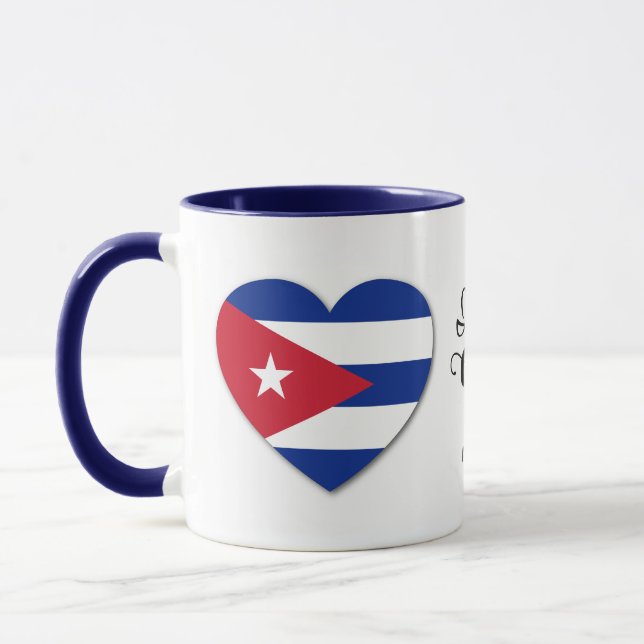 Caneca Nome personalizado Cuba Mugs Love (Esquerda)