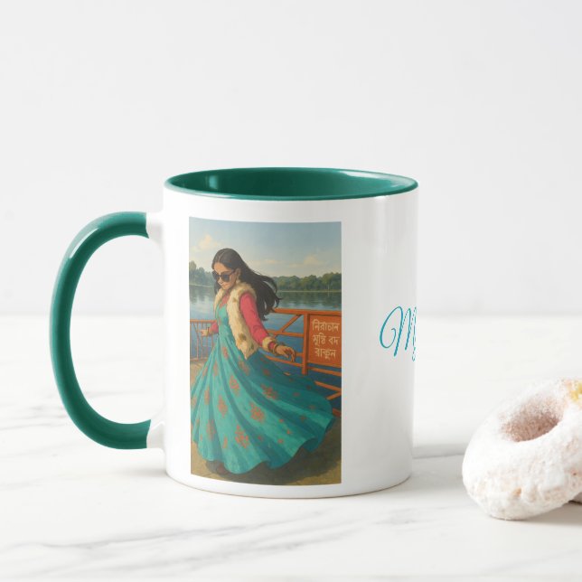 Caneca Nome Personalizado Customizado (Com Donut)