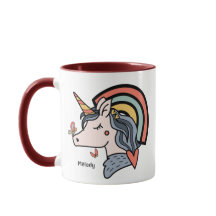 Nome Personalizado da Borboleta Unicórnica Escandi