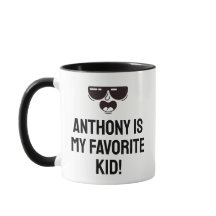 Nome Personalizado da Criança Favorita da Mãe/Dia
