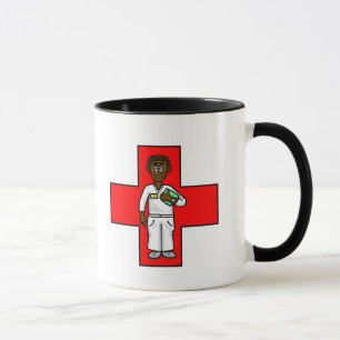 Caneca Nome Personalizado da Enfermeira Negra