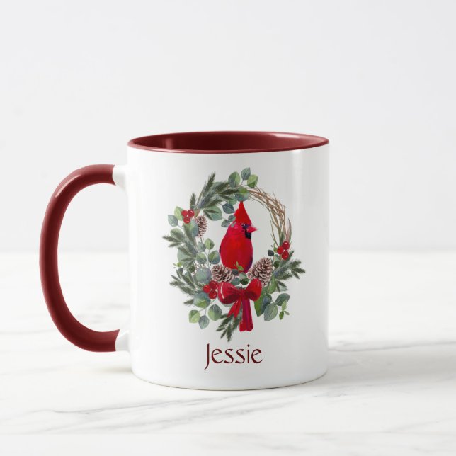 Caneca Nome Personalizado da Excursão Cardinária de Natal (Esquerda)