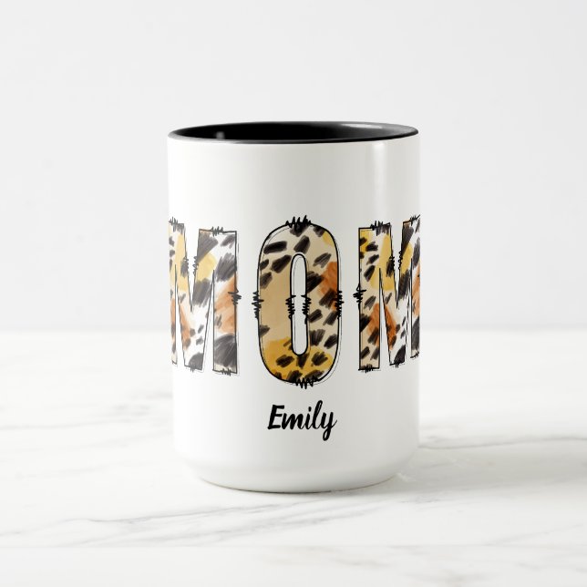 Caneca Nome Personalizado da Mãe (Centro)