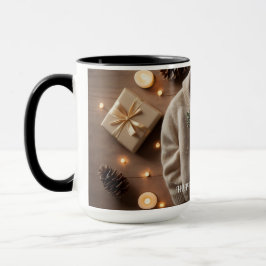 Caneca Nome Personalizado da Suéter Cozy Winter Mug
