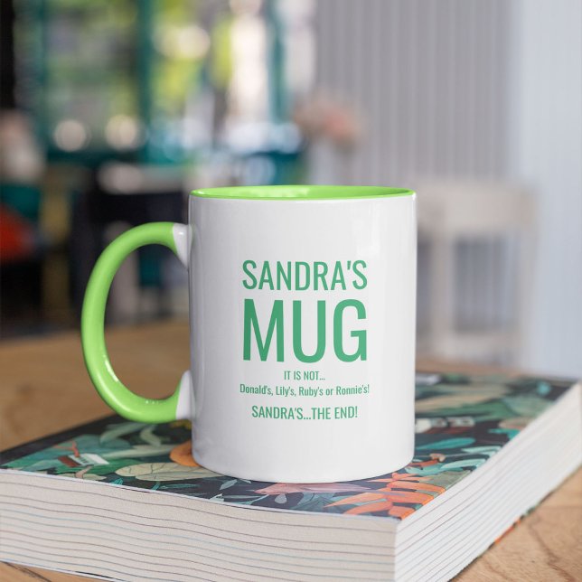 Caneca Nome Personalizado Divertido | Não é Seu (Criador carregado)