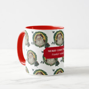 Caneca Nome Personalizado dos Perus Santa Claus do natal