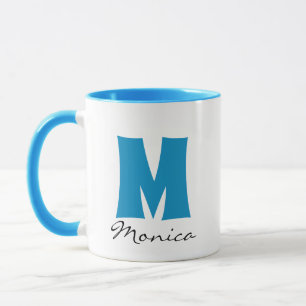 Caneca Nome Personalizado e Monograma do Script