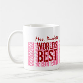 Caneca Nome Personalizado G101 do Professor do Nível do M