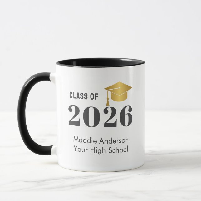 Caneca Nome Personalizado Graduação  (Esquerda)