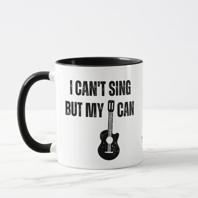 Caneca Nome personalizado guitarrista Mug (Esquerda)