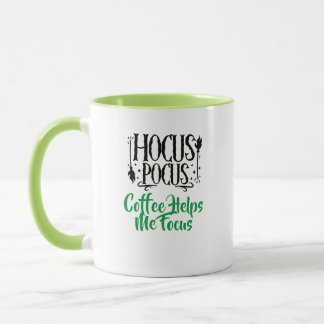 Caneca Nome Personalizado 'Hocus Pocus Café Me Ajuda a Fo