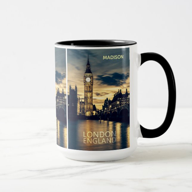 Caneca Nome Personalizado Londres (Direita)