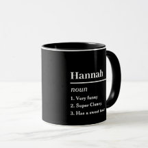 Nome personalizado Mug com palavras engraçadas