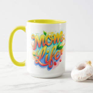 Caneca Nome personalizado Mug da Mãe - Desenho inspirado