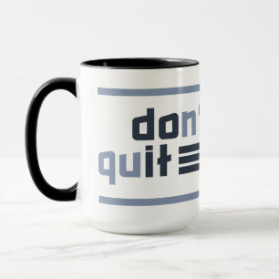 Caneca Nome Personalizado "Não Desista"