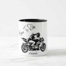 Caneca Nome Personalizado Nascido para Pilotar