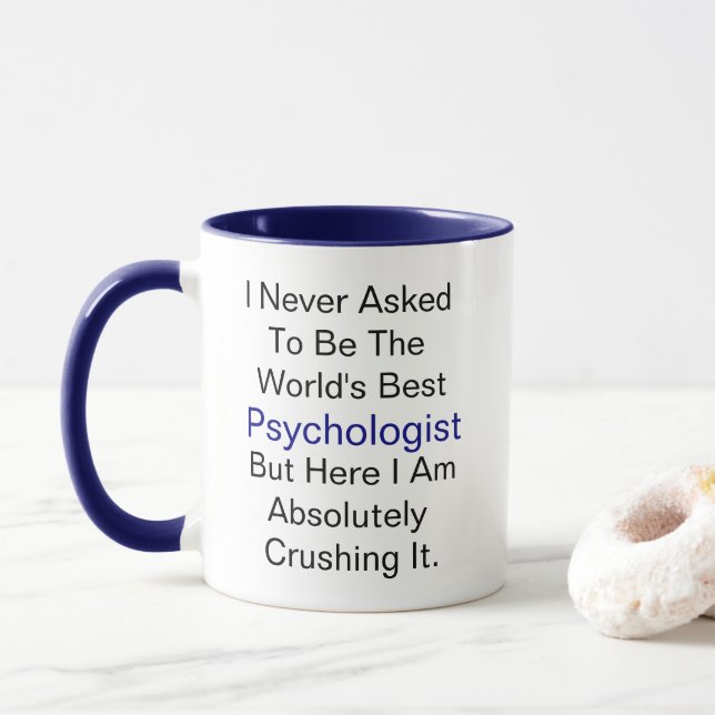 Caneca Nome personalizado nunca solicitado a ser a melhor (Com Donut)