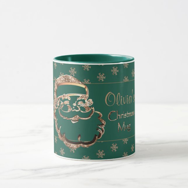Caneca Nome Personalizado Papais noeis Grátis Natal Doura (Centro)