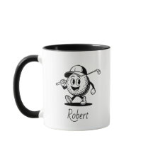 Nome Personalizado Personagem Divertido 