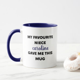 Caneca Nome Personalizado Que A Minha sobrinha Favorita M