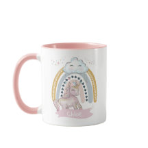 Nome Personalizado 🦄 Rainbow Unicorn Girl