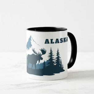 Caneca Nome Personalizado & Texto ALASKA