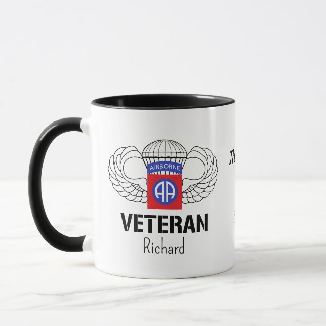 Caneca Nome Personalizado Veterano (Esquerda)