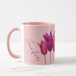 Caneca Nome personalizável Jennifer bonito Ttulip Diverti