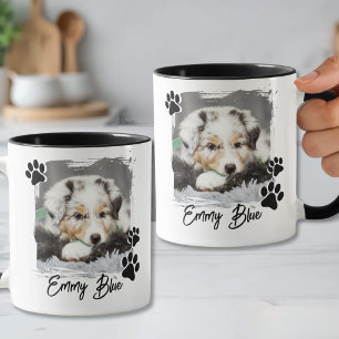 Caneca Nome Simples Moderno de Animal Foto