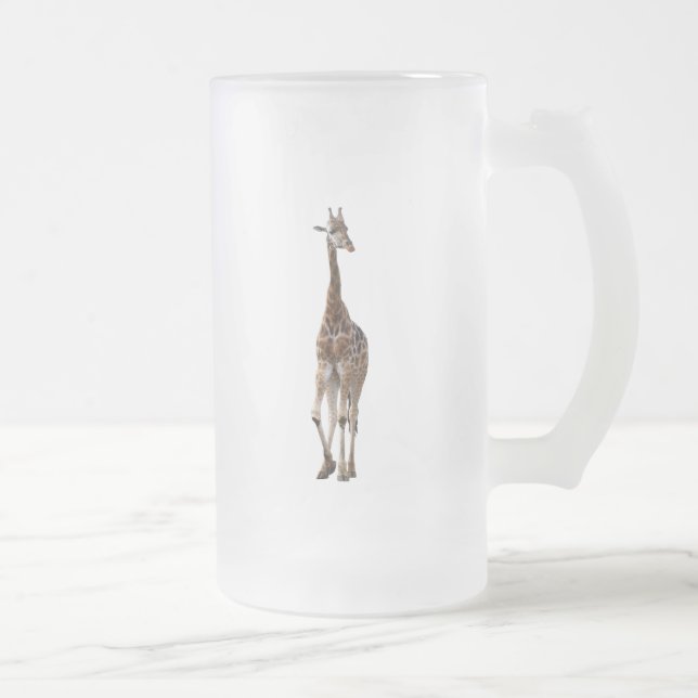 Caneca nomeada girafa da parte superior da ponta.! (Direita)