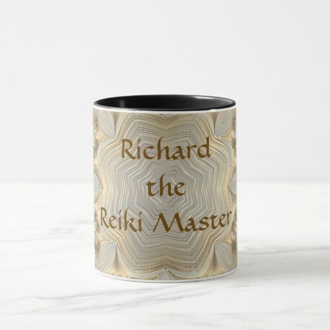 Caneca Nomeie o mestre de Reiki (Centro)