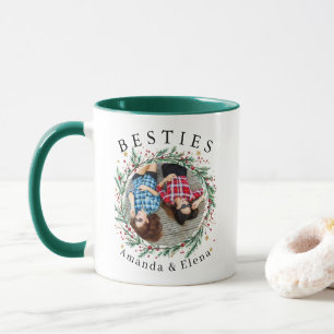 Caneca Nomes de Fotografias BFF dos Melhores Amigos Moder