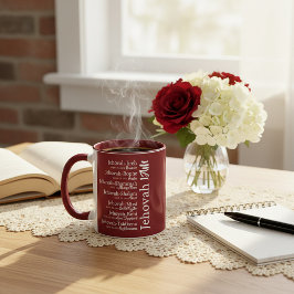 Caneca nomes de Jeová