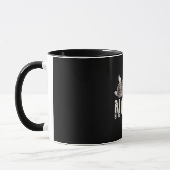 Caneca Nope Lazy French Bulldog Dog Lover Gift (Esquerda)