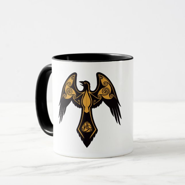 Caneca Norse Raven Mug (Frente Esquerda)