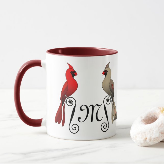 Caneca Norte Cardinal SongBird (Com Donut)