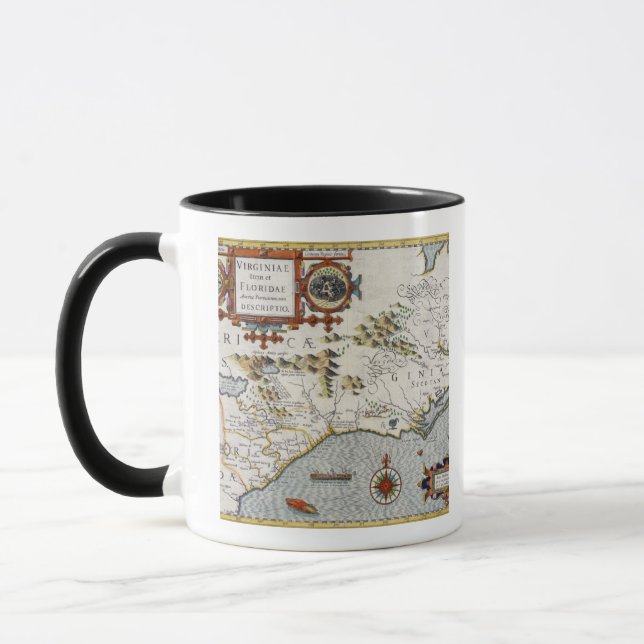 Caneca North Carolina, intitulado 'artigo de Virginiae e (Esquerda)