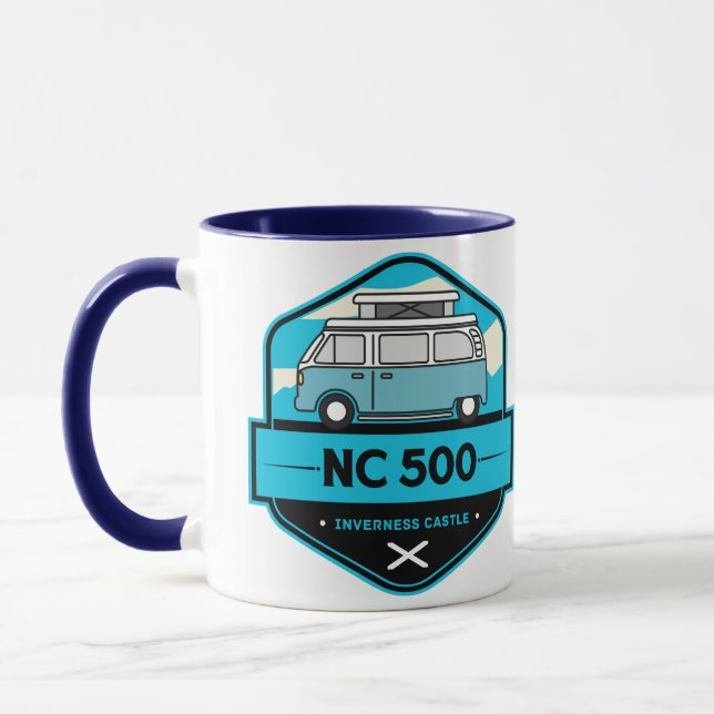 Caneca North Coast 500 Carvan route, na Escócia (Esquerda)
