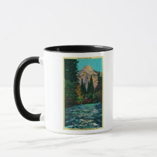 Caneca North Dome e Merced River de Happy Isles