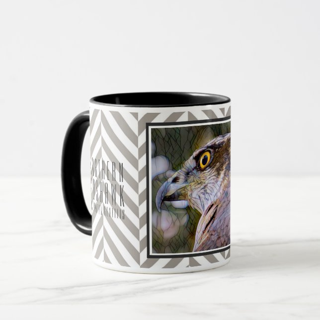 Caneca Northern Goshawk［Combo Mug］ (Frente Esquerda)