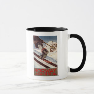 Caneca Noruega - a casa do esqui