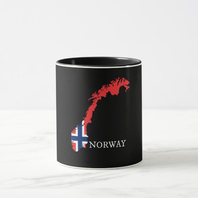 Caneca Noruega - Bandeira da Noruega (Centro)