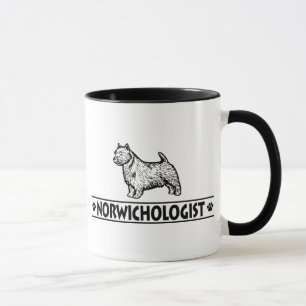 Caneca Norwich Terrier cómico