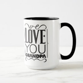Caneca Nós amamo-lo vovô