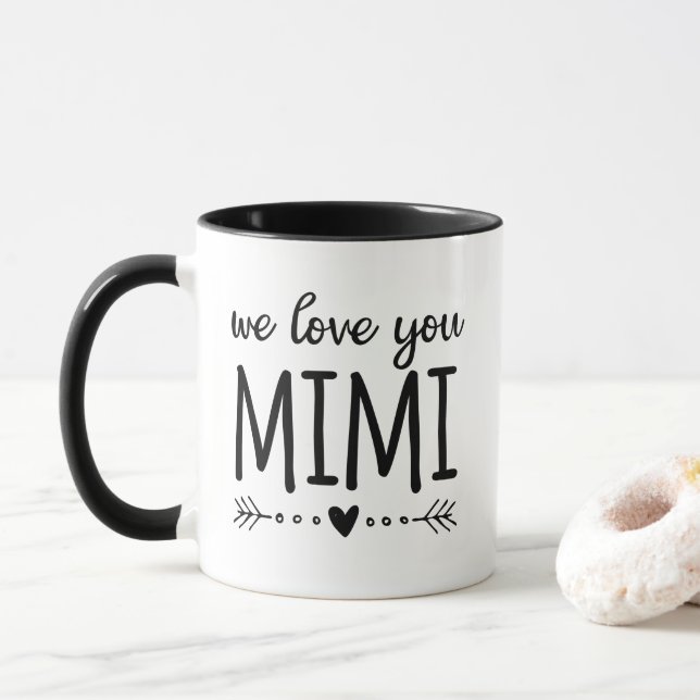 Caneca Nós Amamos Você Mimi (Com Donut)