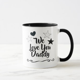 Caneca Nós Amo Você Pai, Crianças Personalizadas