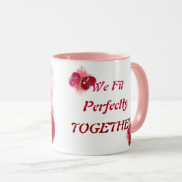 Caneca Nós Combinamos Perfeitamente Juntos Romântico Dia 