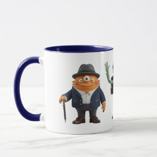 Caneca Nós Não Combinamos Nós Vibramos Personagens Divert